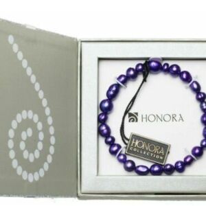 COPY - Honora Purple Pearl Bracelet